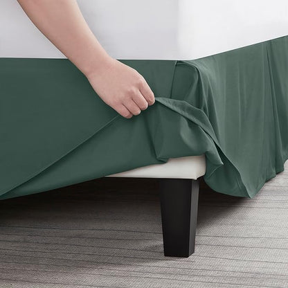 Nestl Forest Green Twin Bed Skirt - Image 5
