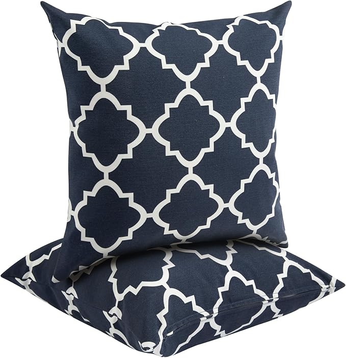 Outdoor Throw Pillows Water Resistant 18x18 inch, Decorative Throw Pillow by FUNHOME