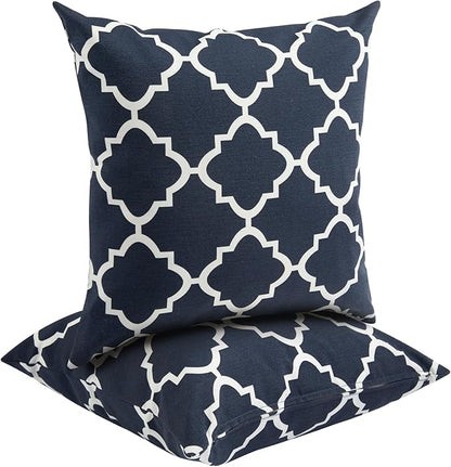Outdoor Throw Pillows Water Resistant 18x18 inch, Decorative Throw Pillow by FUNHOME