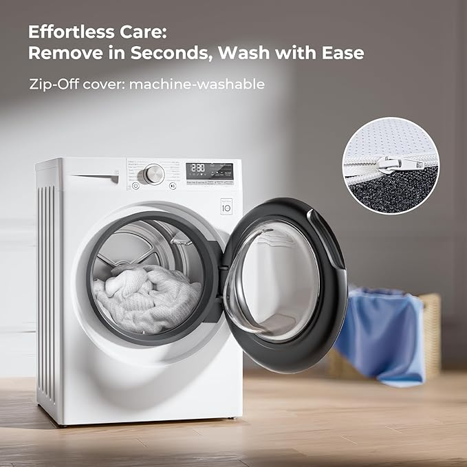 Cooling Mattress Topper Twin Size 3 Inch, Cooling Gel & Bamboo Charcoal Memory - Image 9