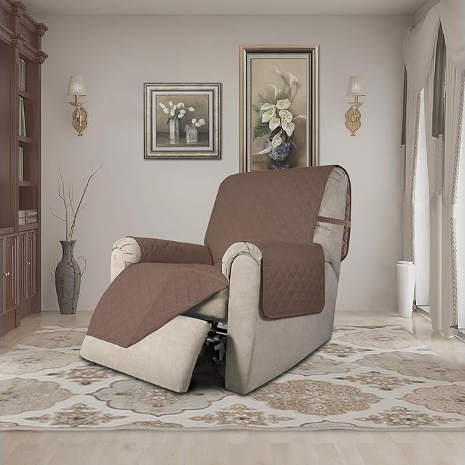 Easy-Going Recliner Chair Slipcover Reversible Sofa Cover Water Resistant Couch - Image 2