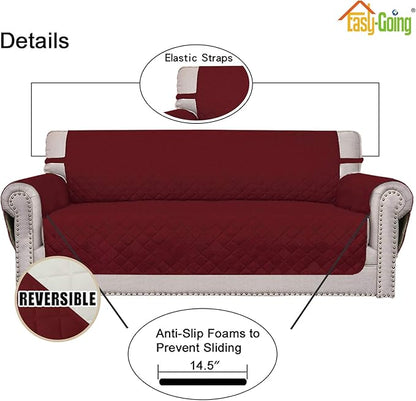 Easy-Going Sofa Slipcover Reversible Loveseat Sofa Cover Couch Cover - Image 3