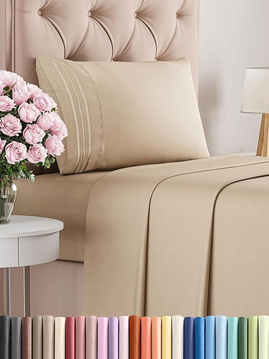 Twin XL Size 3 Piece Sheet Set by CGKUnlimited