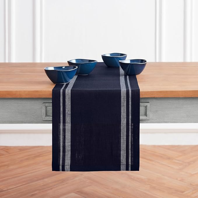 Solino Home Linen Table Runner 60 Inches by SolinoHome
