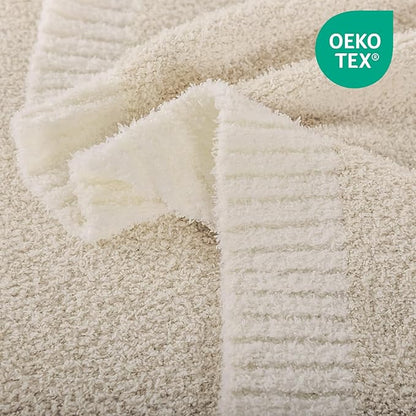 NEXHOME PRO Super Soft Blanket for Women, Cozy Blanket Warm Reversible Knit - Image 5