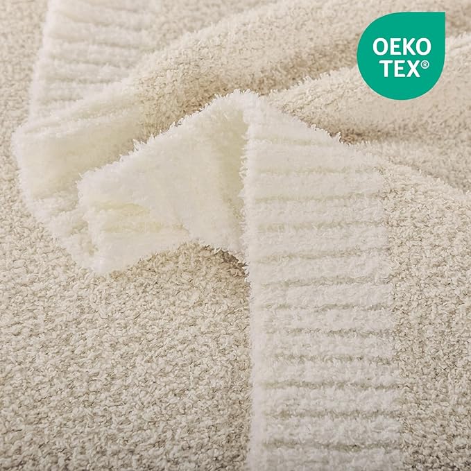 NNEXHOME PRO Soft Blanket for Women, Cozy Blanket Warm Reversible Knit - Image 6