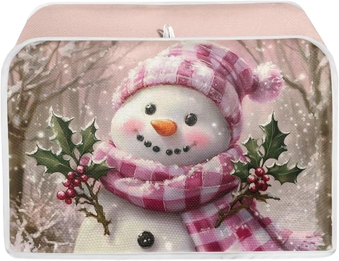 ZFRXIGN Christmas Snowman Toaster Covers 4 Slice Toaster Cover by ZFRXIGN