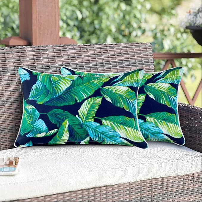 Magpie Fabrics Set of 2 Lumbar Throw Pillow by Magpie+Fabrics