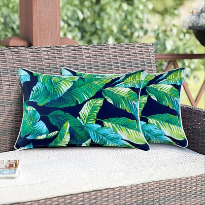 Magpie Fabrics Set of 2 Lumbar Throw Pillow by Magpie+Fabrics
