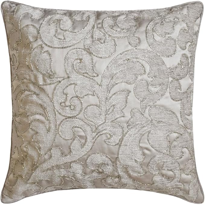 The HomeCentric King/Queen/Twin Silver Luxury Twin 53"x18" Bed Runner Without - Image 5