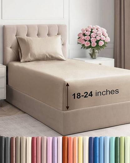 Extra Deep Pocket Twin XL Sheets by CGKUnlimited