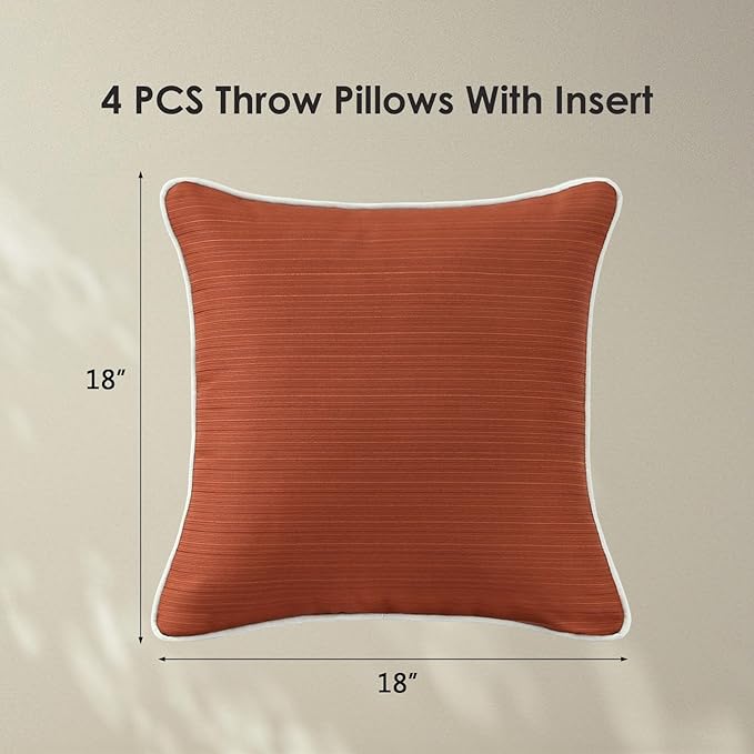 Decorative Outdoor Water Repellent Throw Pillows - Image 5
