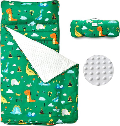 beeweed Toddler Nap Mat, Rollup Design Kid Sleeping Mat by beeweed