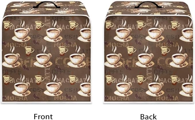 Coffee Maker Cover Dust Cover Washable Dustproof Kitchen Appliance Covers - Image 2