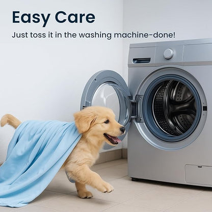 Zonli Premium Cooling Blanket for Dogs-Lightweight Fluffy Pet Throw & Bed Cover - Image 8