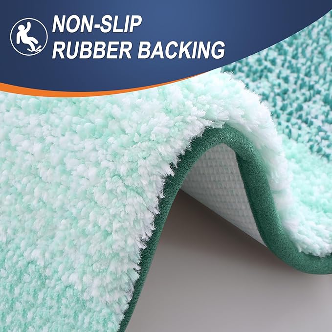 OLANLY Bathroom Runner Rugs 70x24, Extra Soft Absorbent Microfiber Bath Rugs - Image 4