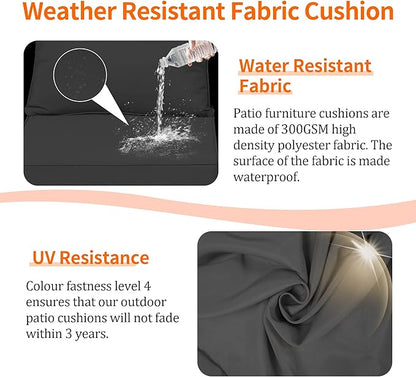 Outdoor Deep Seat Cushions 22x22'' - Image 4