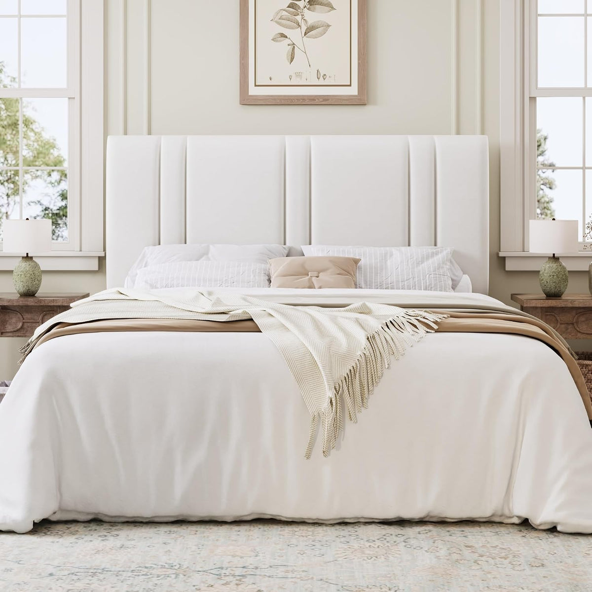 sha cerlin full size velvet bed frame with, close-up detail