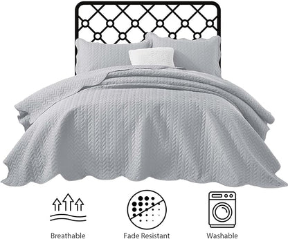 IR Imperial Rooms Queen Quilt Bedding Set Size + 2 Pillow Shams - Image 3