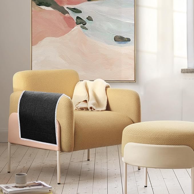 Ntomtuex Linen Couch Arm Covers - Image 4