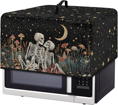 Microwave Oven Dust Cover, Halloween Skull Heat-Resistant Dust Proof Waterproof by Unknown