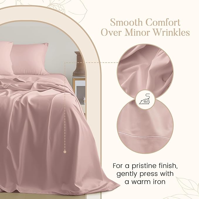 King Sheets Deep Pocket, 100% Egyptian Cotton Sheets - Image 5
