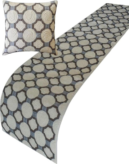 The HomeCentric Blue Bed Runner by TheHomeCentric