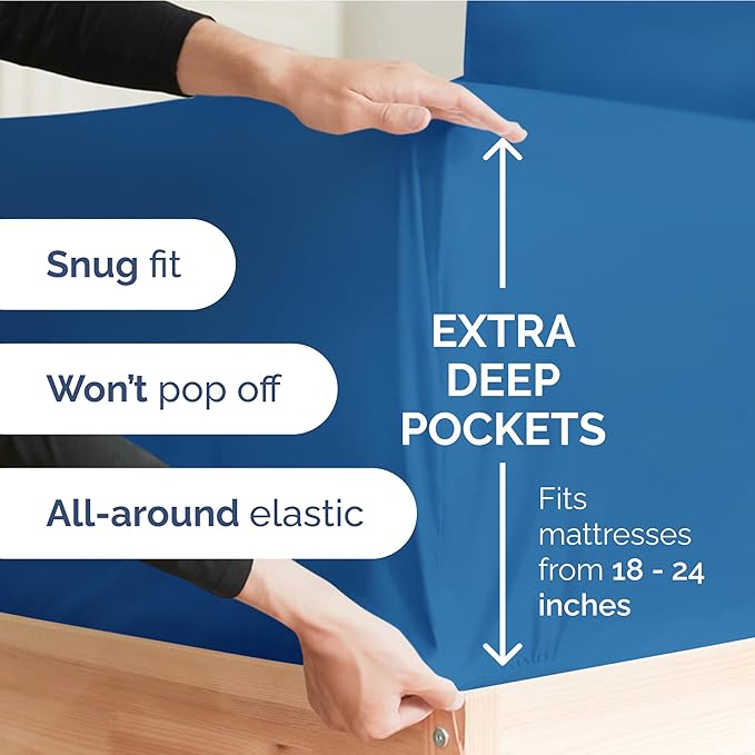 Extra Deep Pocket Twin Sheets - Image 3