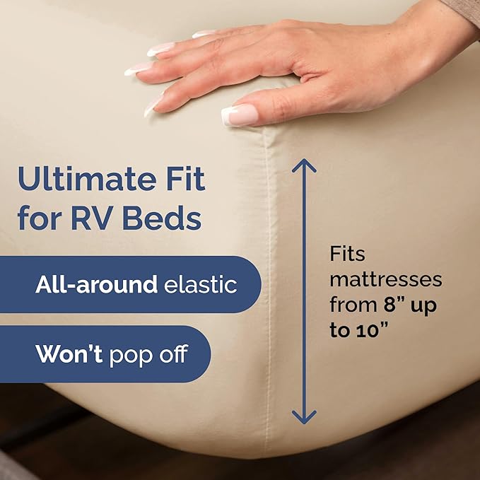 RV Short Queen Sheet Set 60 X 75 - Image 3