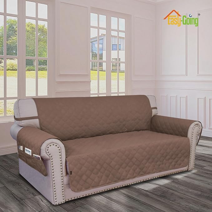 Easy-Going Waterproof Oversized Loveseat Covers Leakproof Couch Cover - Image 2