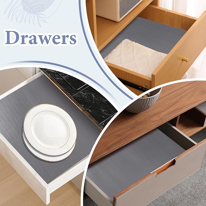 Drawer and Shelf Liner for Kitchen Cabinet: 23in X 90 Ft Non Slip Waterproof - Image 5