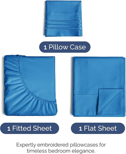 Twin XL Size 3 Piece Sheet Set - Image 2
