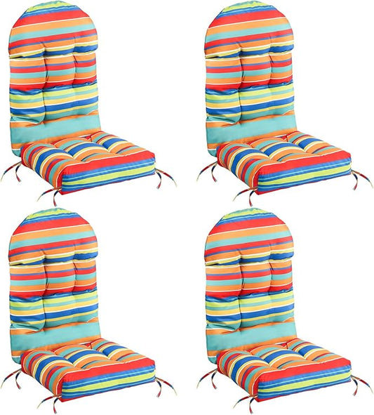 FUNBERRY Patio Chair Cushions Set of 4, Thicken Comfy Cushions by FUNBERRY