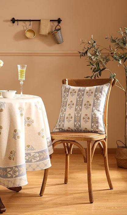 patdrea Designer Square Throw Pillow Covers Set of 2, Rustic Linen - Image 7