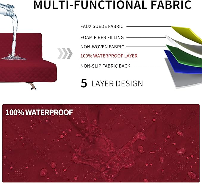 Easy-Going Sofa Slipcover Futon Cover Waterproof Couch Cover Furniture - Image 4