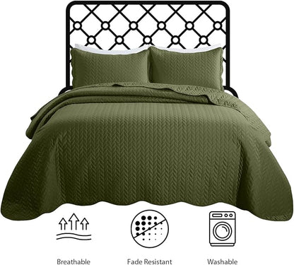 IR Imperial Rooms 8 Pack Quilt King Size Bedding - Image 4