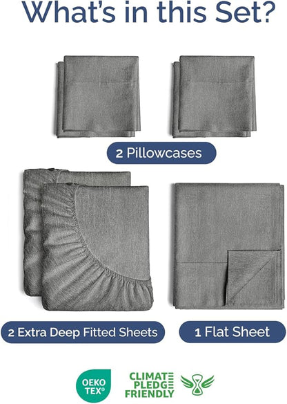 Extra Deep Split King Sheet Set - Image 2