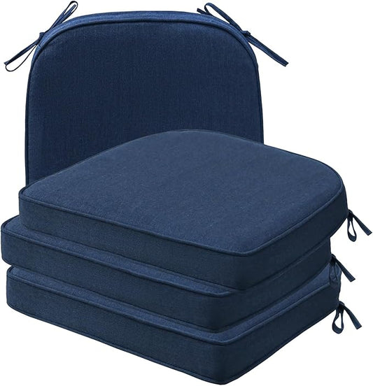 Sunbrella Round Corner Seat Cushions, Indoor Outdoor Water Repellent Universal by Unimatta