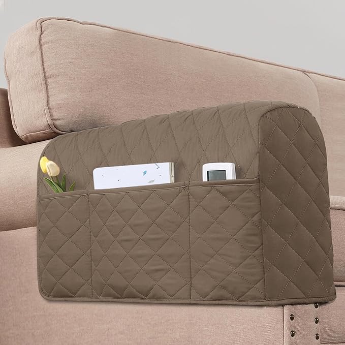 2 Pack Water Resistant Armrest Covers by KPPKOU