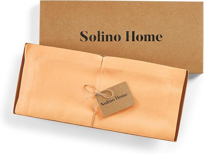 Solino Home Linen Table Runner 108 Inches Long - Image 5