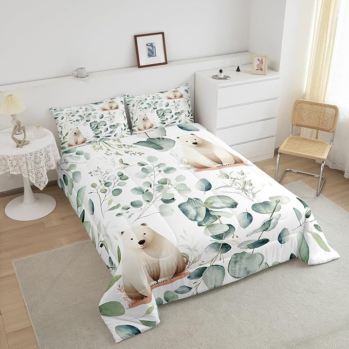Erosebridal Boys Cartoon Animal Queen Comforter Set - Image 4