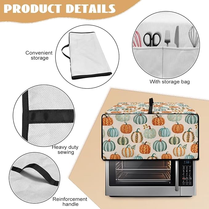 Toaster Oven Dust Cover Dustproof Smart Oven Air Fryer Microwave Cover - Image 5