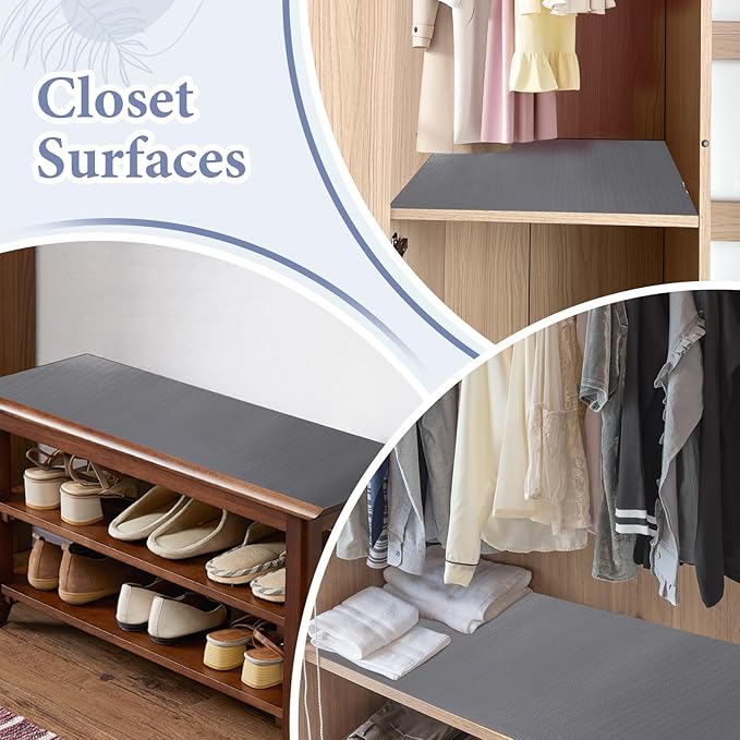 Drawer and Shelf Liner for Kitchen Cabinet: 23in X 90 Ft Non Slip Waterproof - Image 7