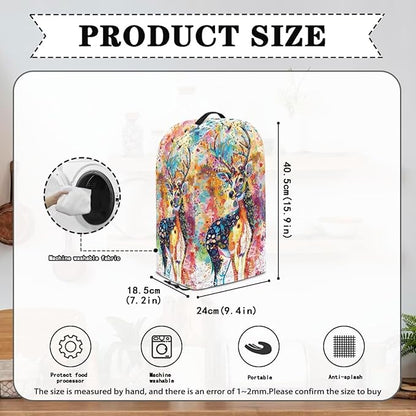 Colorful Deer Blender Dust Cover - Image 6