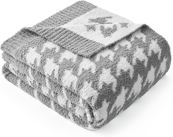 Snuggle Sac Houndstooth Throw Blanket - Image 9