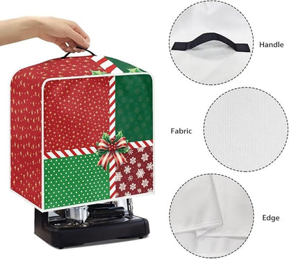 Coffee Maker Cover Christmas Holiday Dust Resistant Small Kitchen Appliance - Image 5