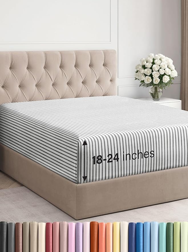 Extra Deep Queen Fitted Sheet by CGKUnlimited