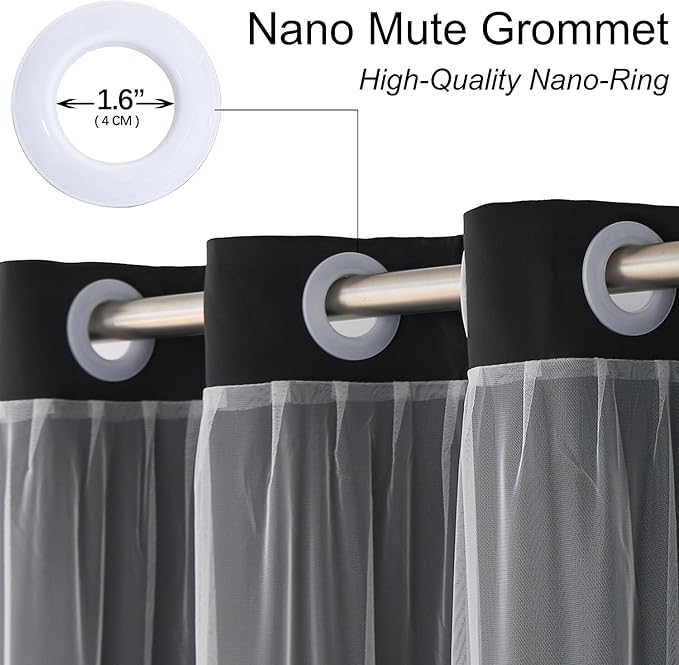 Cute Blackout Curtains for Girls Bedroom - Image 2