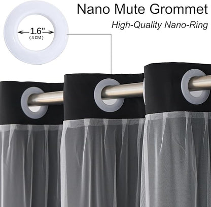 Cute Blackout Curtains for Girls Bedroom - Image 2