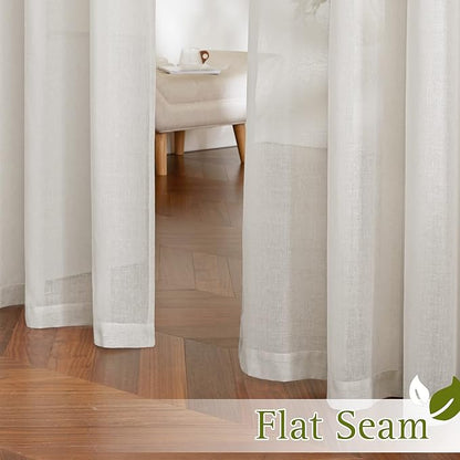 NICETOWN Linen Curtains 135 inches Length - Image 6